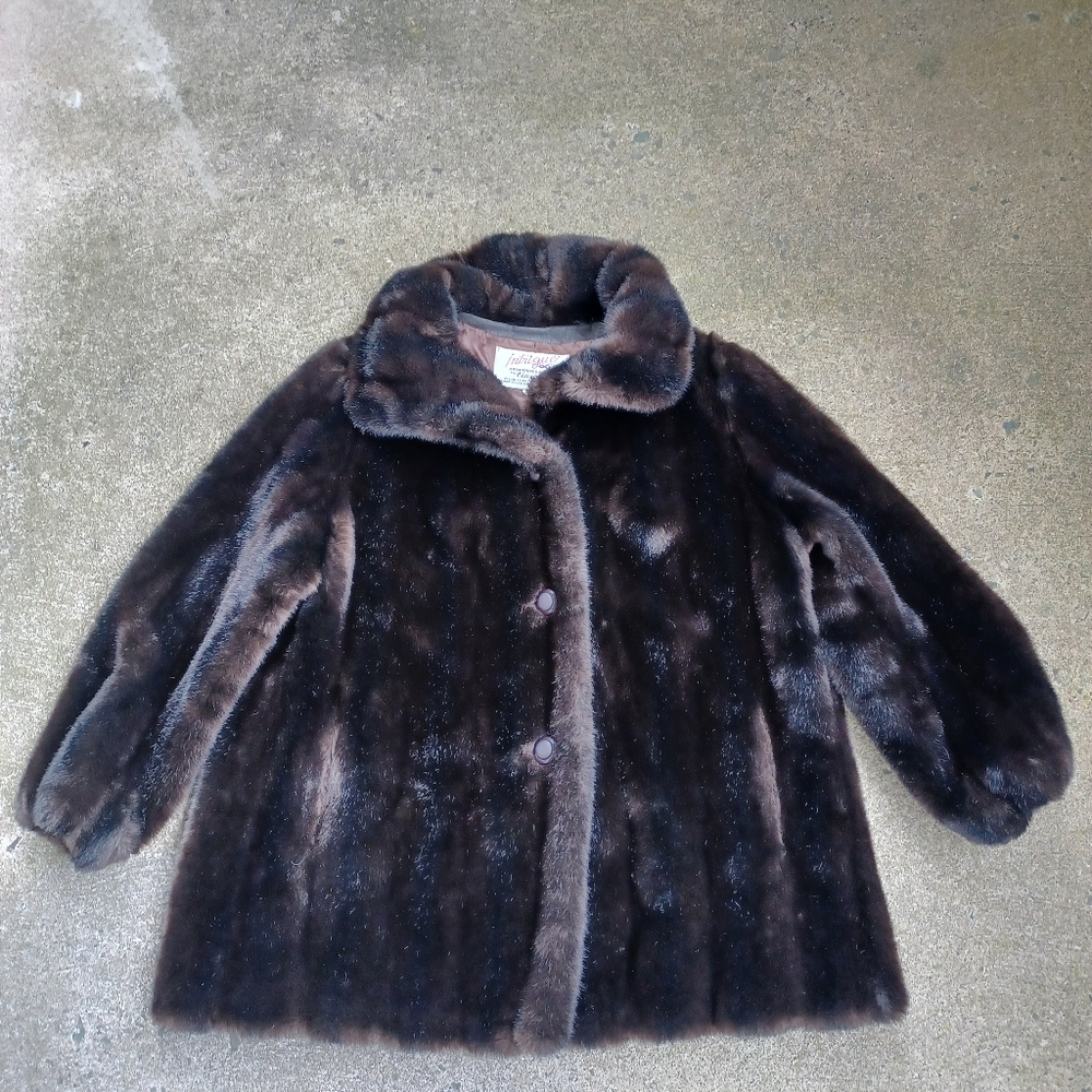 Vintage Faux Fur Coat